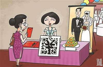 伴娘掛二維碼收取禮金，微信掃碼支付到處是商機(jī)！