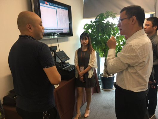 中國銀聯(lián)福建省分公司領(lǐng)導(dǎo)一行到新大陸498科技公司蒞臨指導(dǎo)